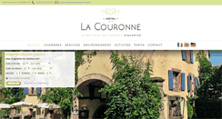 Desktop Screenshot of hoteldelacouronne.com